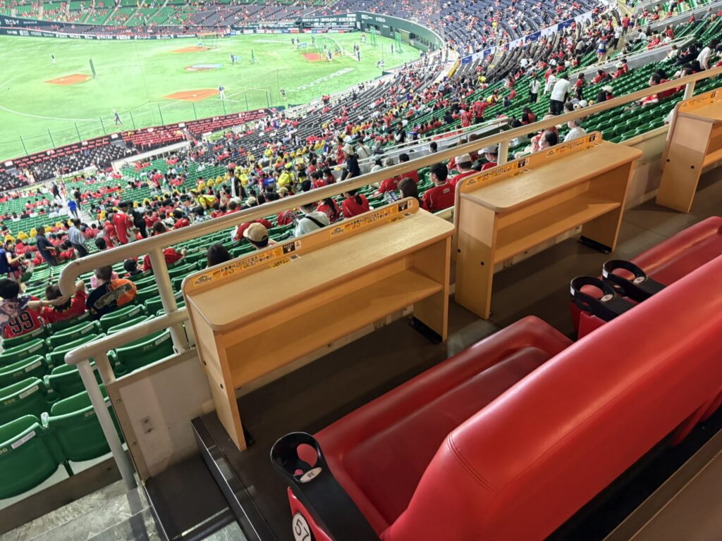 福岡ドームのボックス席