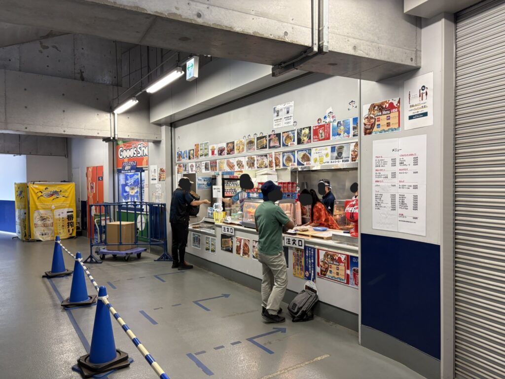 ナゴヤ球場の売店