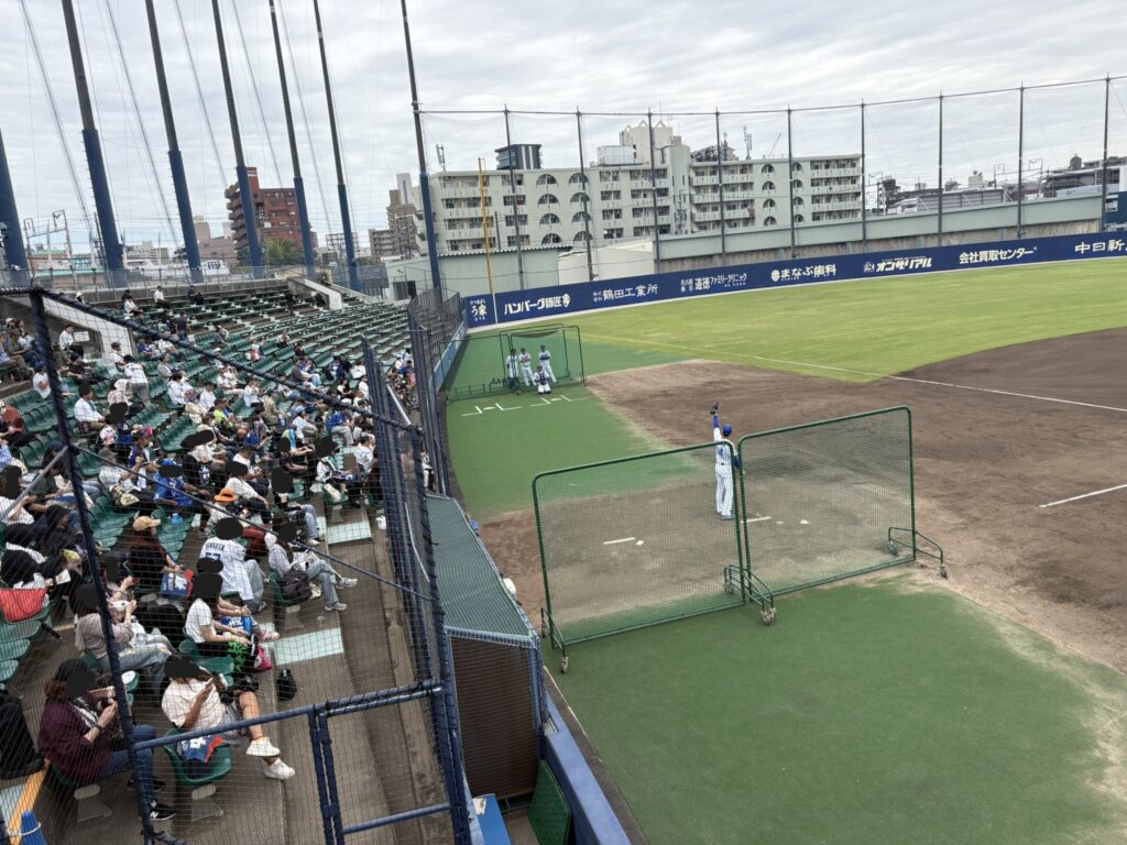 ナゴヤ球場のブルペン