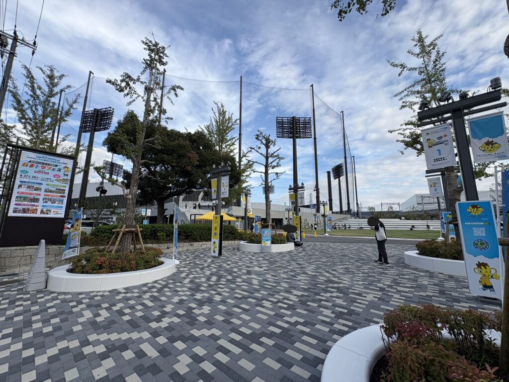 ゼロカーボンベースボールパークの様子