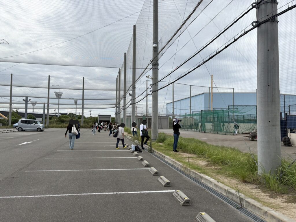 杉本商事バファローズスタジアム舞洲の駐車場