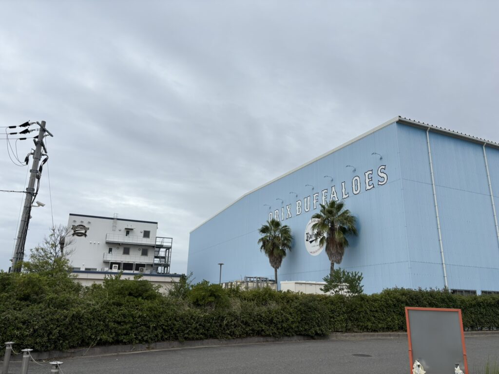 バファローズ室内練習場