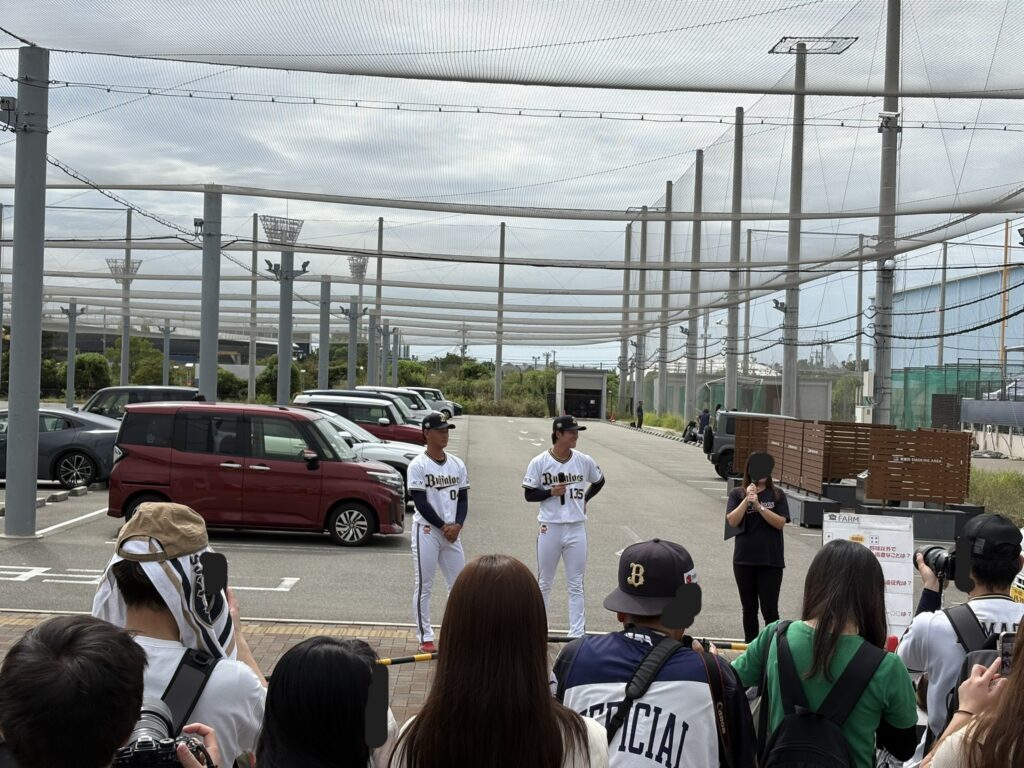 杉本商事バファローズスタジアム舞洲の選手トーク