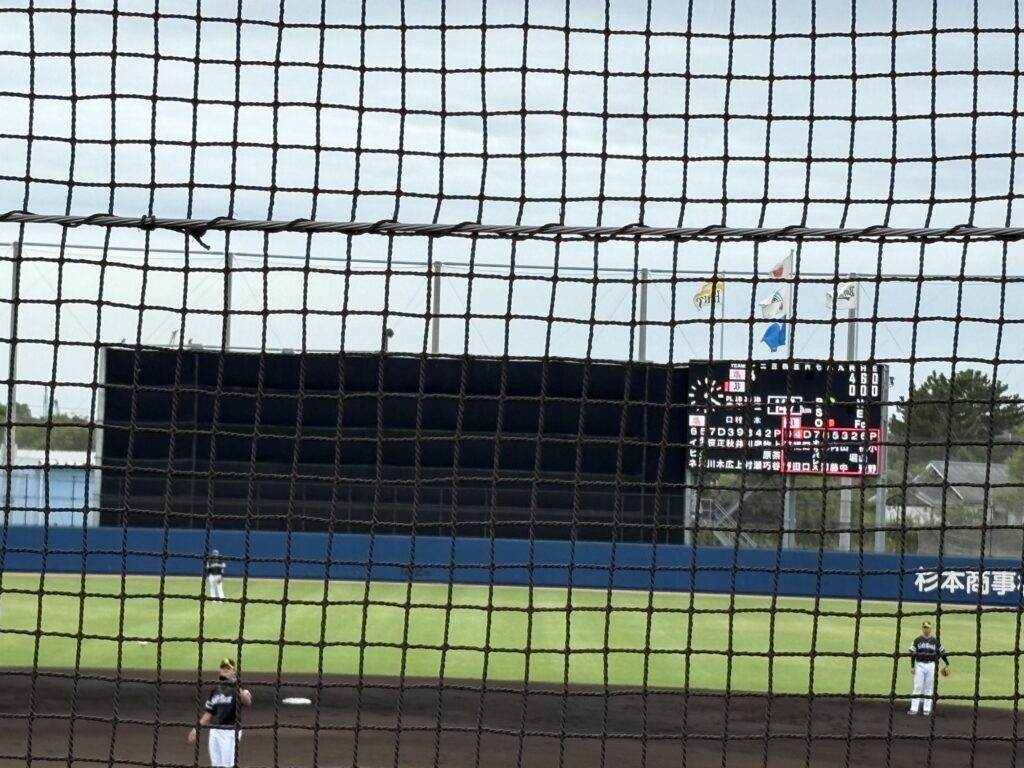 杉本商事バファローズスタジアム舞洲のバックスクリーン