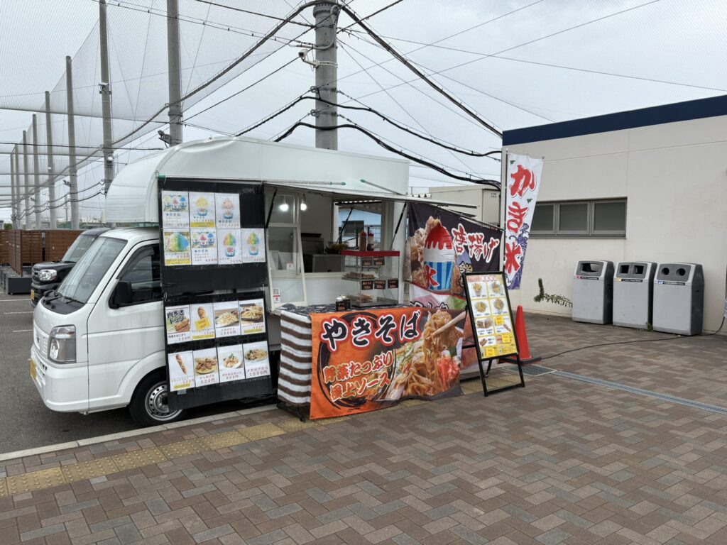 杉本商事バファローズスタジアム舞洲のキッチンカー
