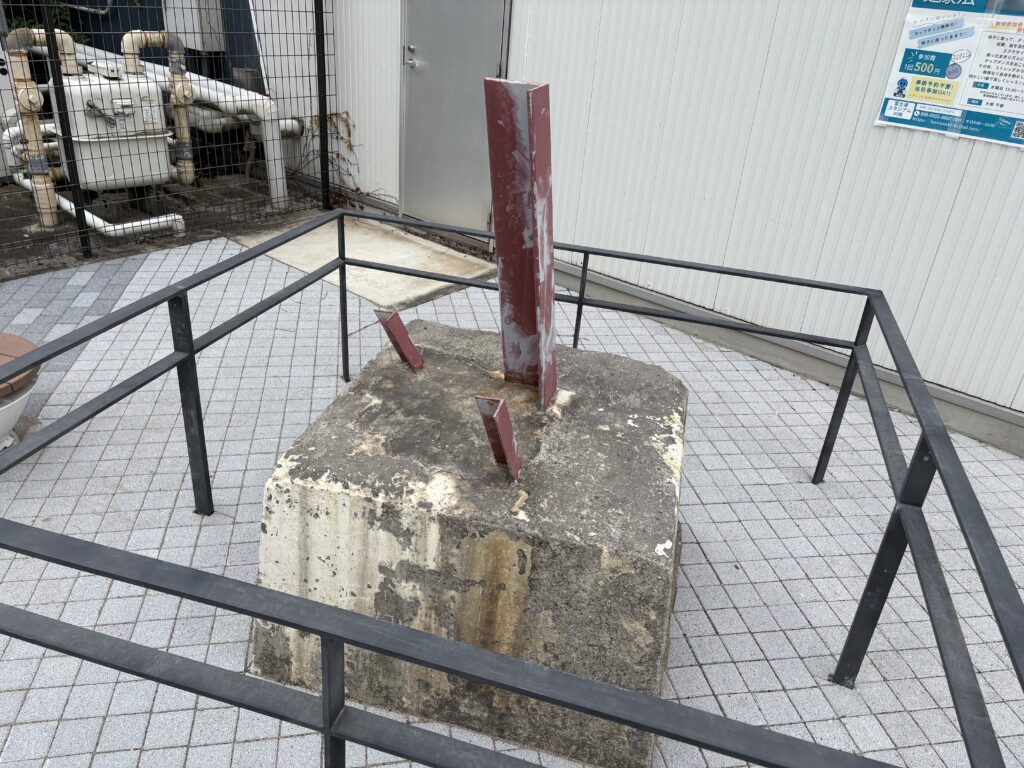 川崎球場の鉄骨