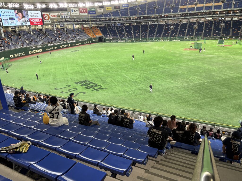 東京ドームのレフト