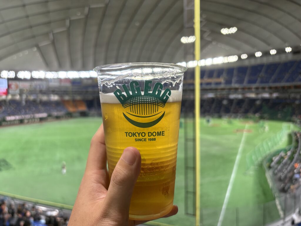東京ドームのビール
